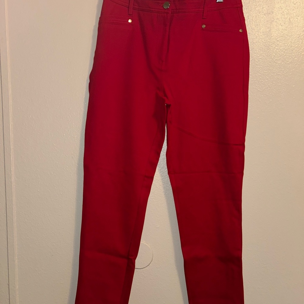 Chico's So Slimming Red Pants
